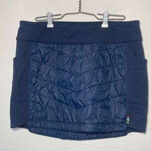 Smartwool Navy Quilted Skirt